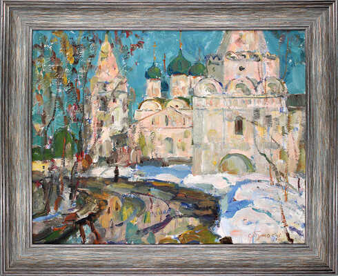 Тумаков Сергей Павлович. Весна в Печорском монастыре 